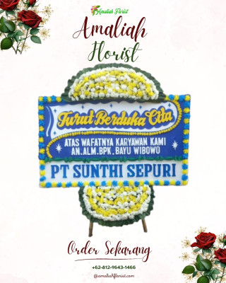 Papan Bunga Duka di Kalis
