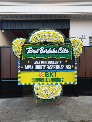 Papan Bunga Duka di Kalis