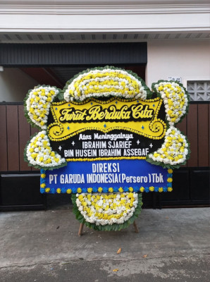 Papan Bunga Duka di Kalis