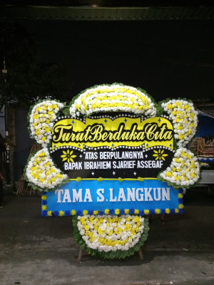 Papan Bunga Duka di Kalis