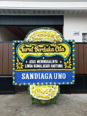 Papan Bunga Duka di Kalis